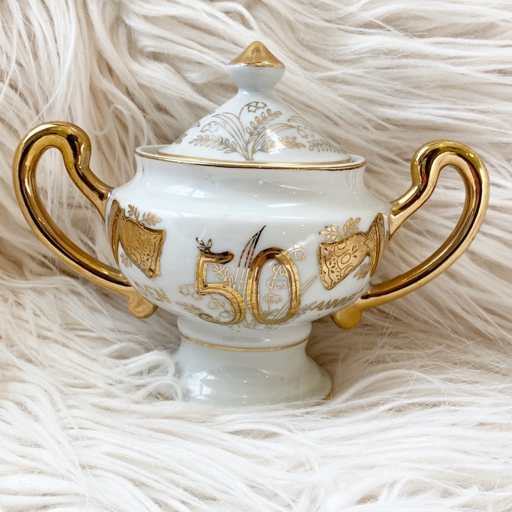 Norcrest 50th Anniversary Sugar Bowl